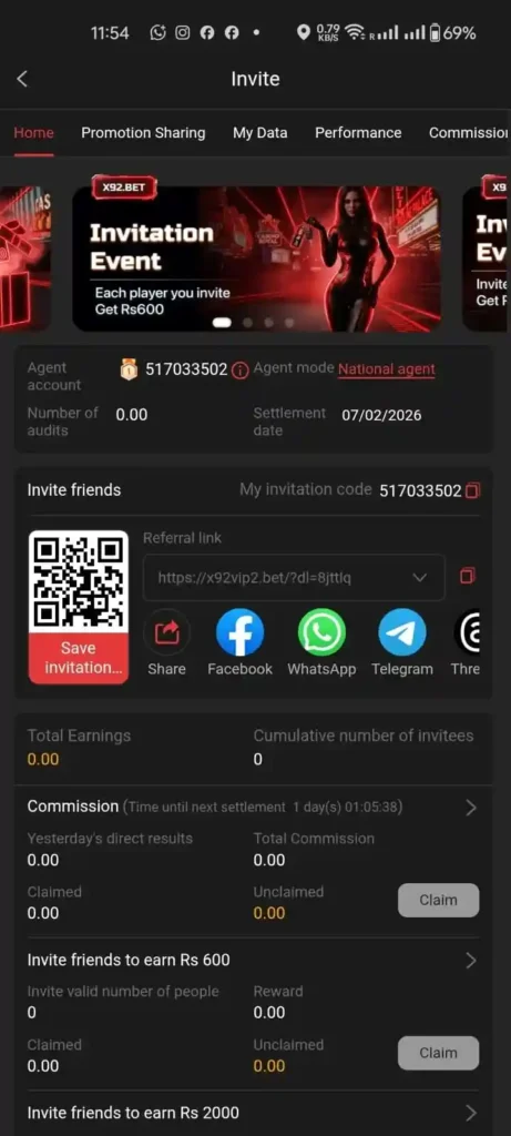 X92 Bet Referral Program